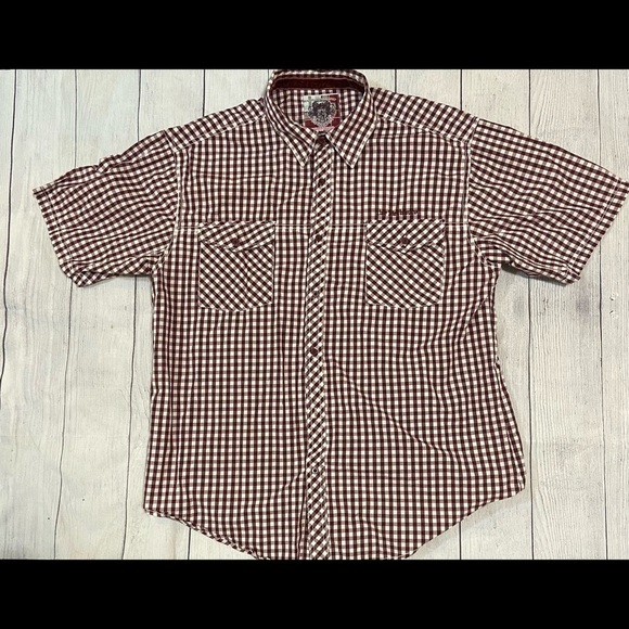 Live Mechanics LS Embroidered Plaid Shirt Mens 3XL - Picture 10 of 10